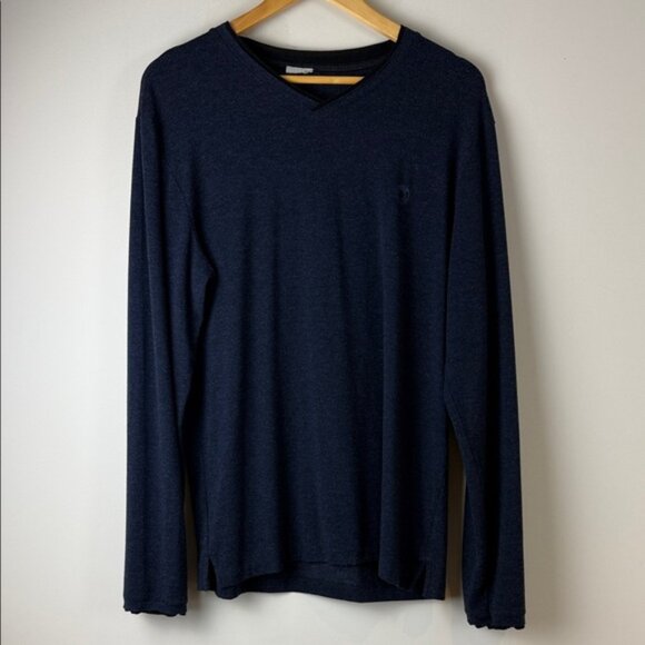Armani blue Textured T-Shirt - Picture 1 of 6